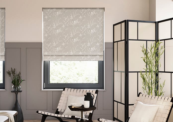 Laura Ashley Pussy Willow, Steel - Twist&Fit Roman Blind - Image 3